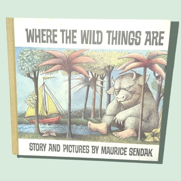 Where the Wild Things Are Book By Maurice Sendak Children Gift 1991 - Picture 1 of 13